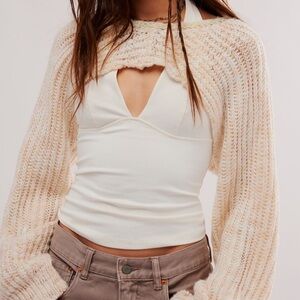 Free People Everyly Knit Shrug Bolero